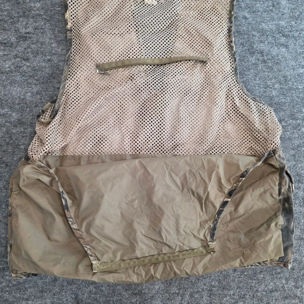 Vintage Game Hunter‎ Camouflage Mesh Vest Mens 1X/2X Fish Hunt Shooting Tactical